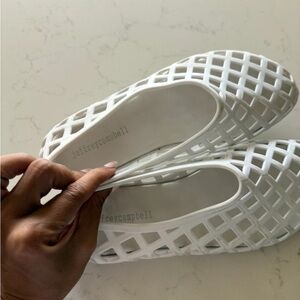 Jeffrey Campbell White Jellz Shoes